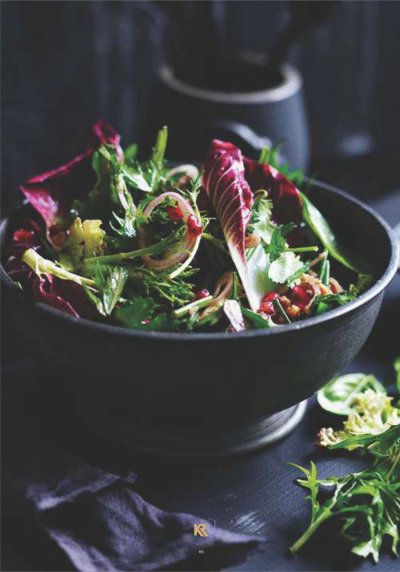 Фуд съемка салат