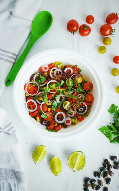 Salad Top view