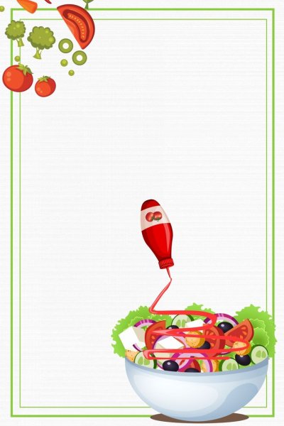 Фон для меню салаты