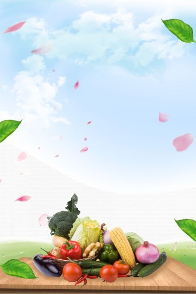 Овощи фрукты баннер