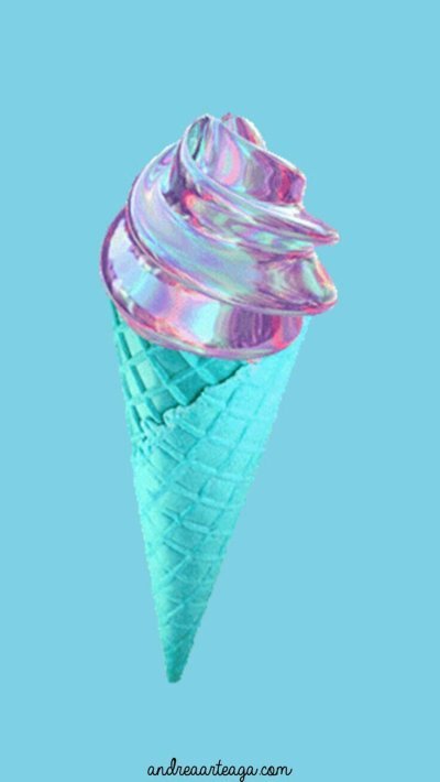 Цветное мороженое