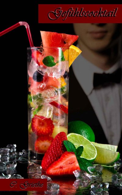 Прохладительные напитки на черном фоне