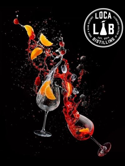 Бокал брызги