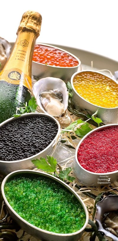 Шампанское и икра