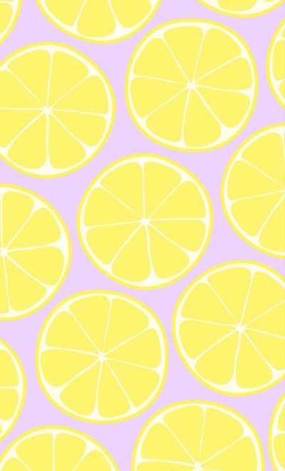 Лимон на желтом фоне