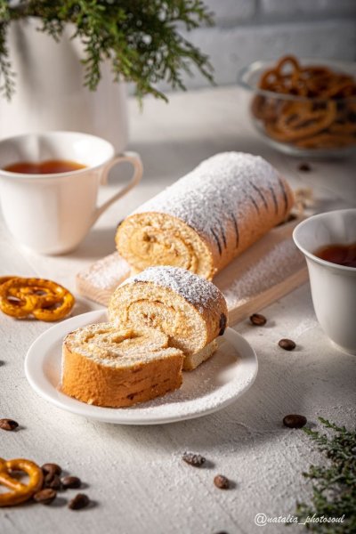 Апельсиновый рулет