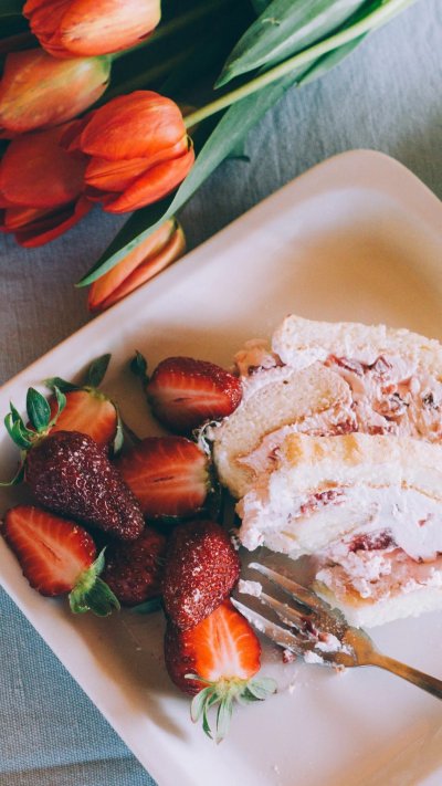 Десерт тюльпан