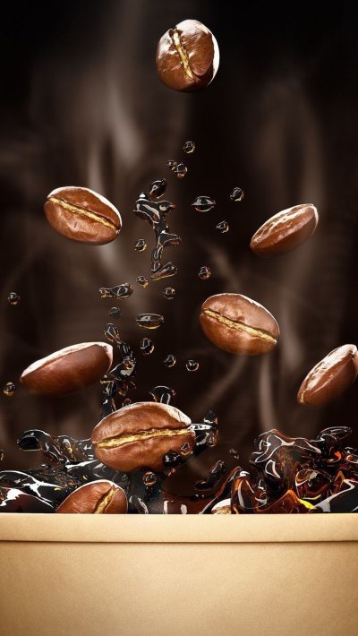 Обои с кофе для кухни