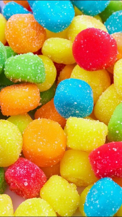 Конфеты разноцветные