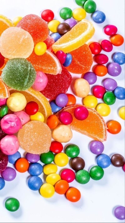 Конфеты разноцветные