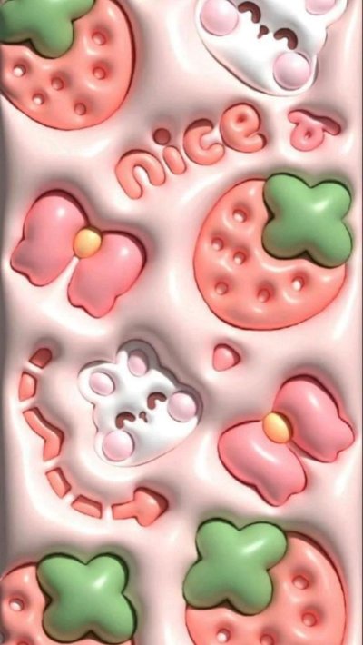 Объёмные обои на телефон милые