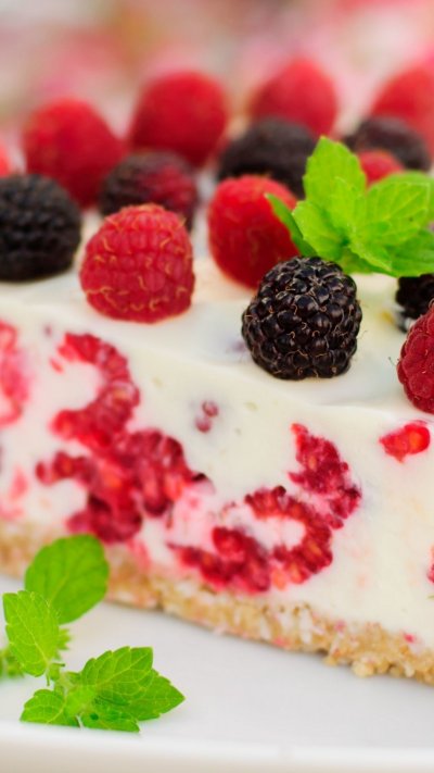 Малиновый чизкейк