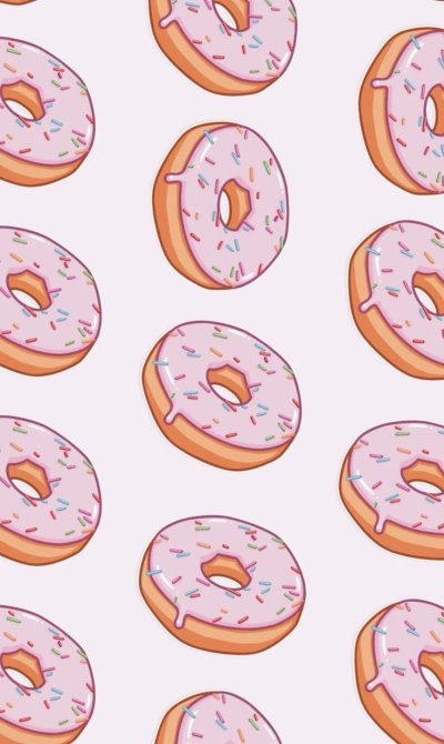 Пончики фон