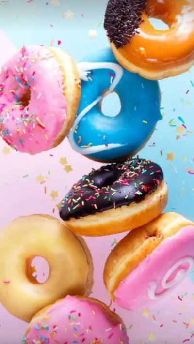 Красивые пончики