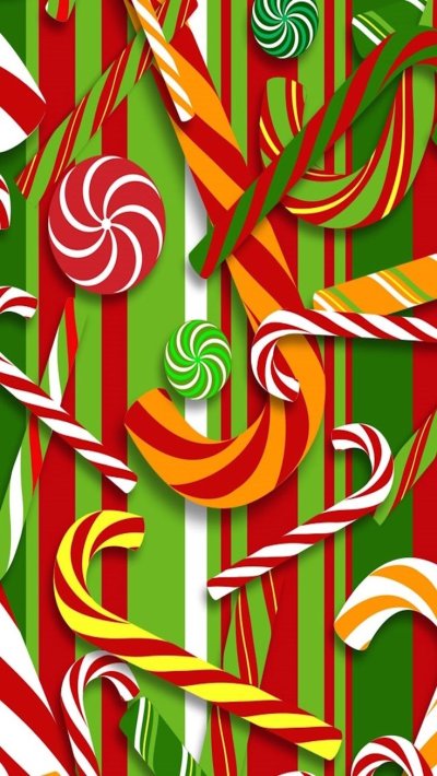 Новогодний леденец