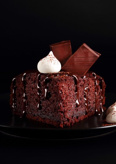Шоколадный пирог с фундуком