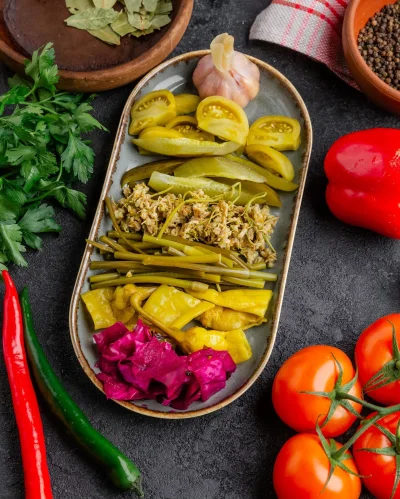 Соленые овощи