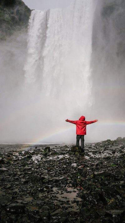 Брызги водопада