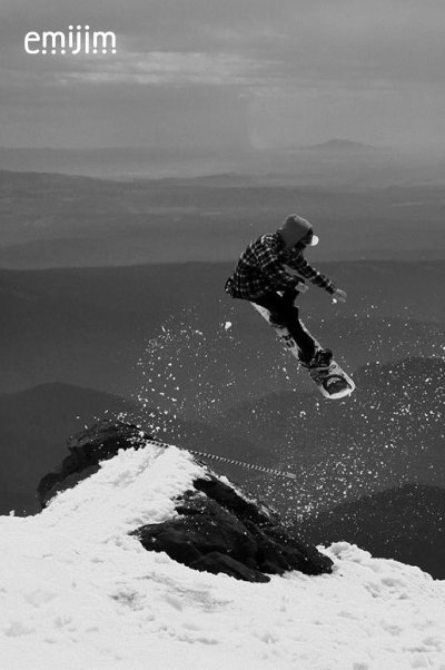 Сноубординг чб