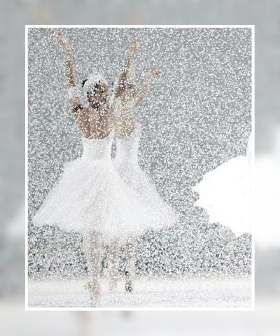 Балерина на снегу