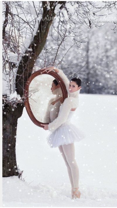 Балерина зимой