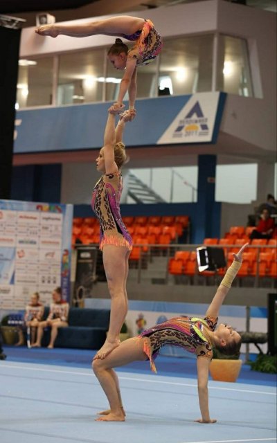 Дарья Чебуланка акробатика