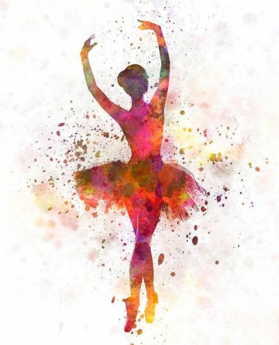 Балерины акварелью картинки