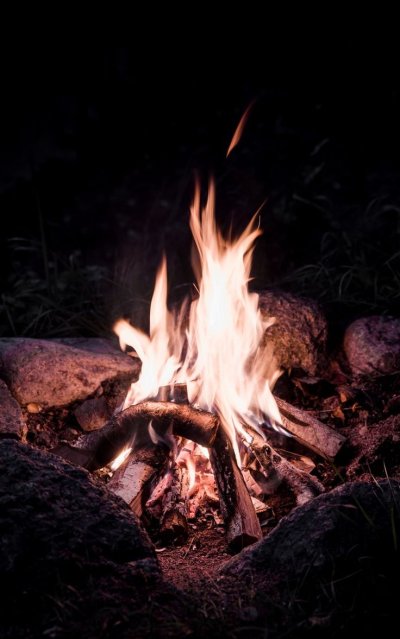 Огонь костер