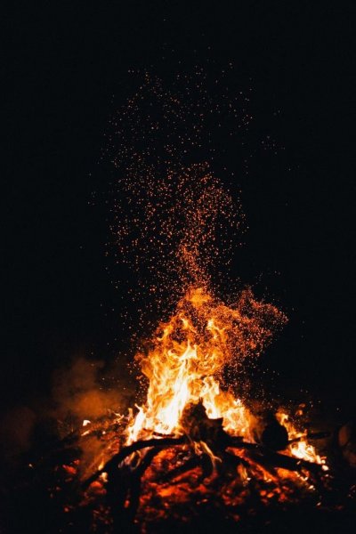 Заставки на телефон костер