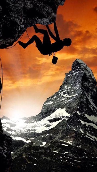 Наклейка на ноут с горами