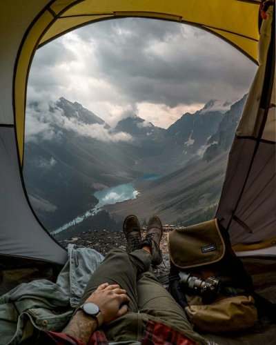 Вид из палатки