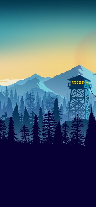 Firewatch пейзажи