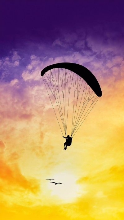 Параплан силуэт