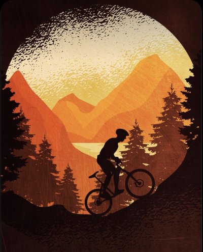 Постер горы