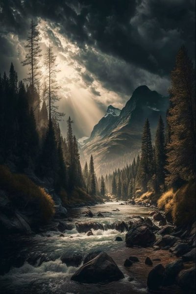 Пейзаж рисунок