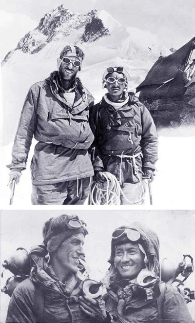 Эдмунд Хиллари и Тенцинг Норгей