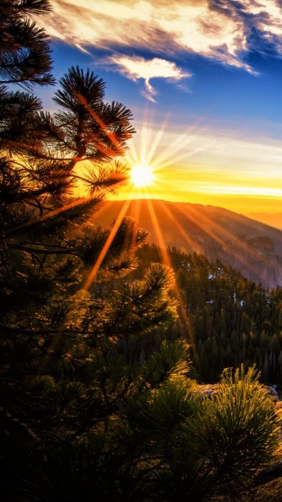 Красивый рассвет