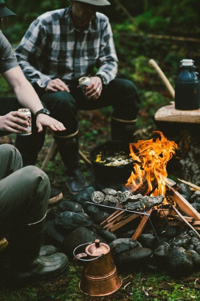 Бушкрафт костер