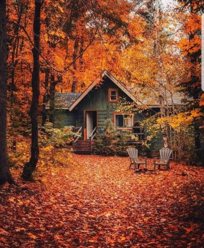 Осенний домик