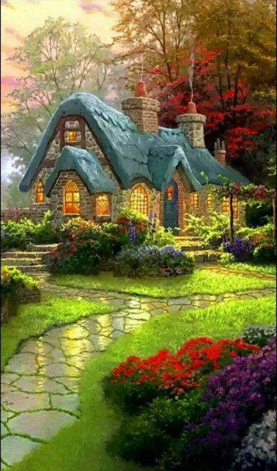 Томас Кинкейд Rosebud Cottage