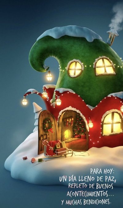 Домик сказочный "новогодний"