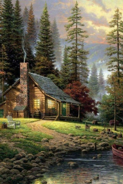 Томас Кинкаде его картины