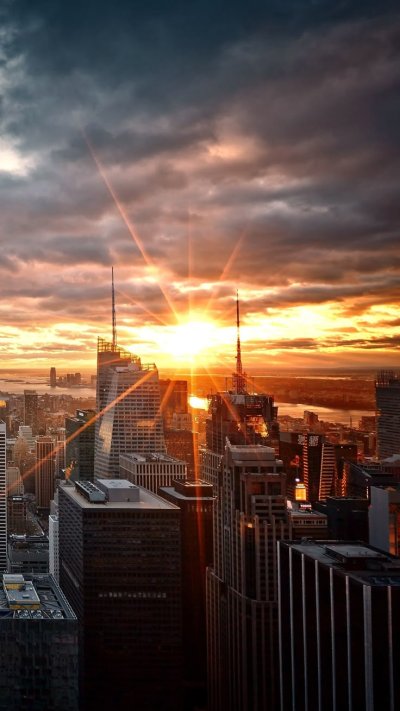 Нью-Йорк небоскреб Восход