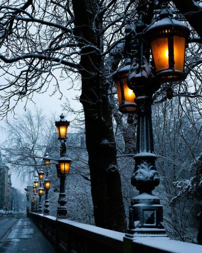 Зимний фонарь