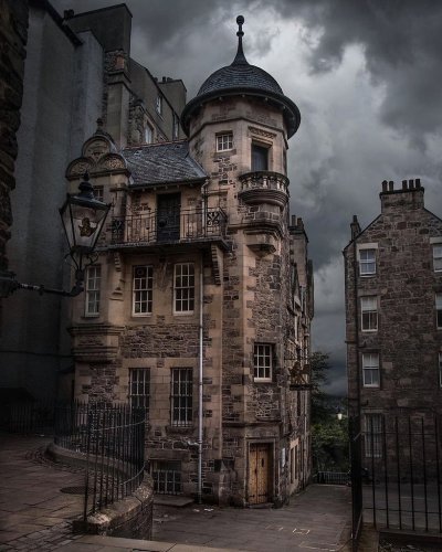 Эдинбург Шотландия старинные здания