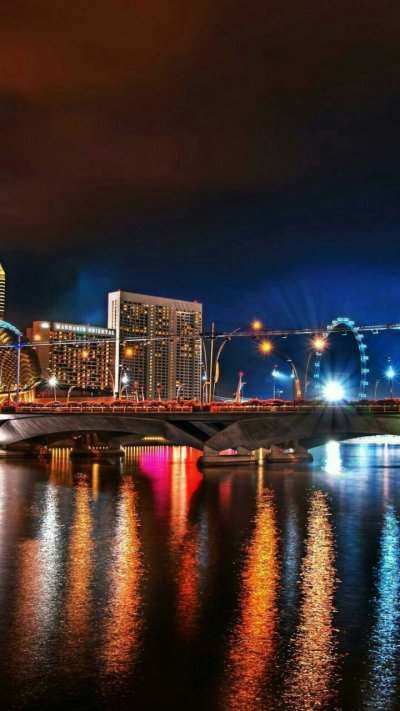 Красивый ночной вид