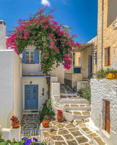 Миконос улочки Греция