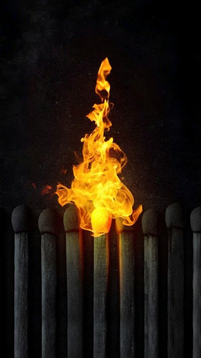 Обои спичка