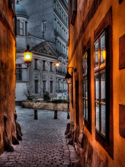 Прага булыжная