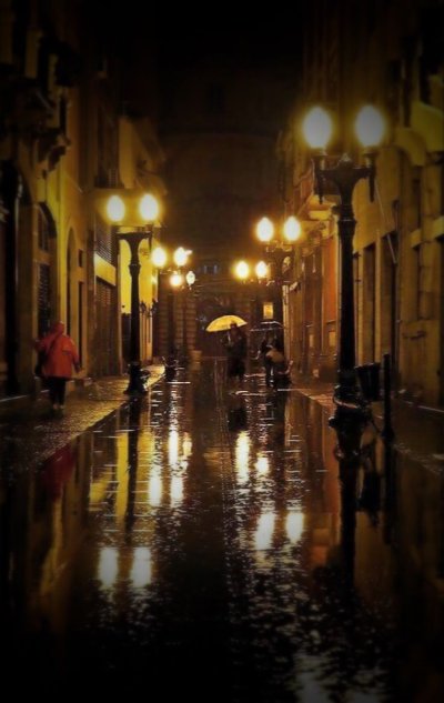 Дождь ночью